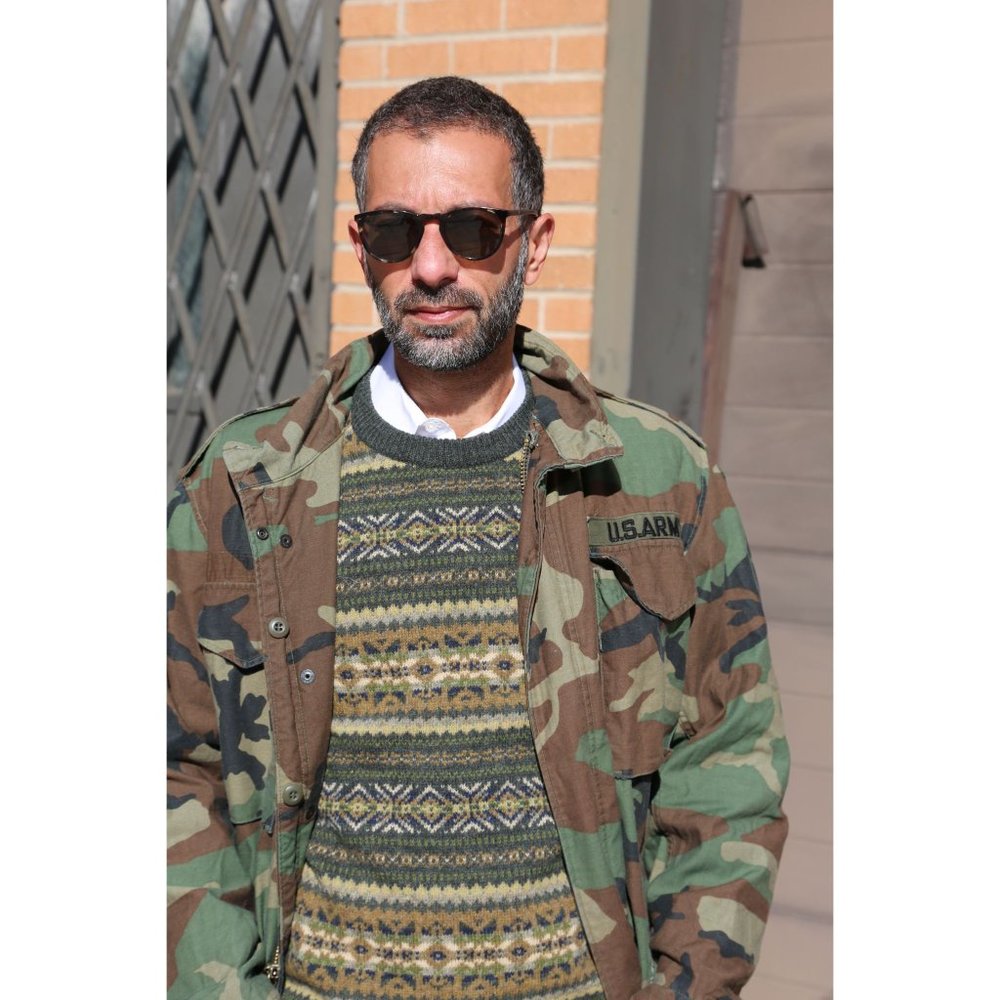 Vintage 1985 Woodland Camouflage M-65 Field Jacket